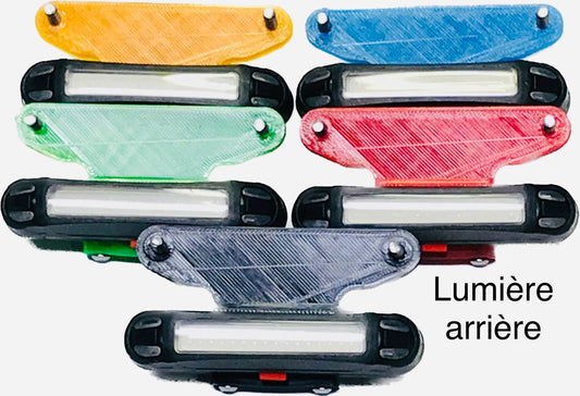 Rear light with rechargeable battery