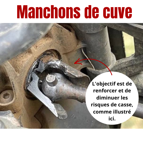 4 manchons de Cuve